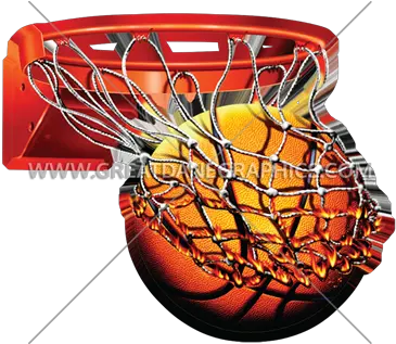  Flaming Basketball With Net Flaming Basketball Transparent Png Flaming Basketball Png