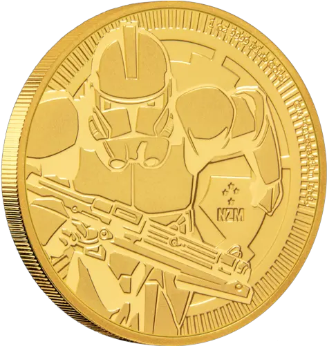  1oz Gold Bullion Coin Star Wars Clone Mickey Mouse Coin Png Clone Trooper Png