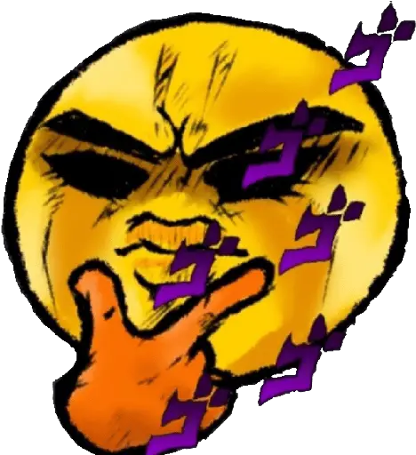  Jojo Jojo Thinking Emoji Png Jojo Face Png