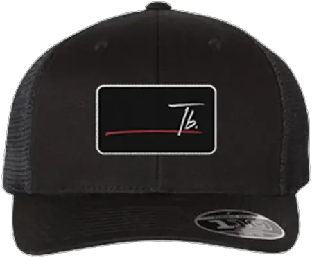  Black Stripe Logo Hat Tesla Cap Png Black Stripe Png