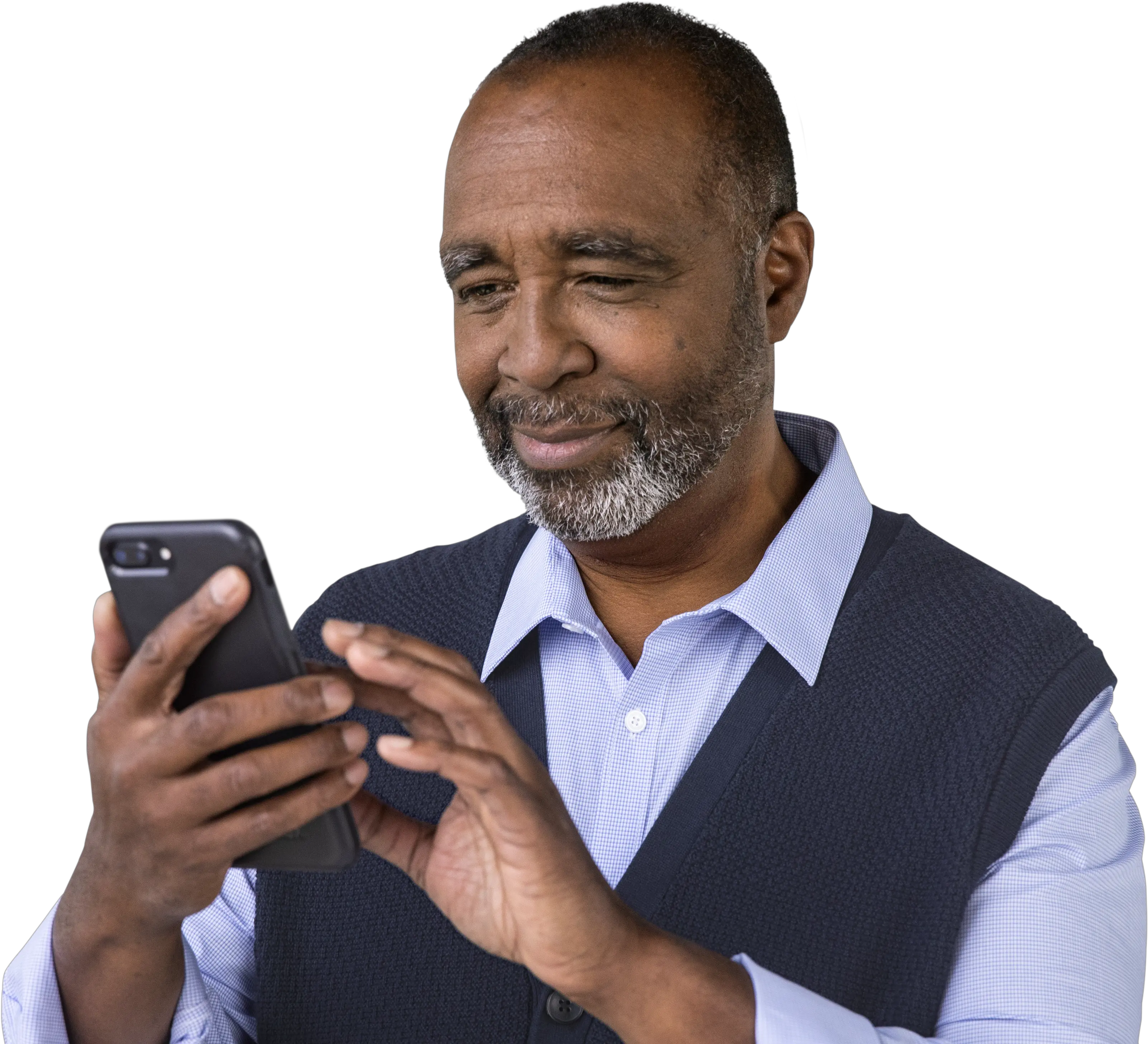  Happy Man Png Iclusig 1 Point Happy Man Holding Phone Guy Holding Phone Png Holding Phone Png