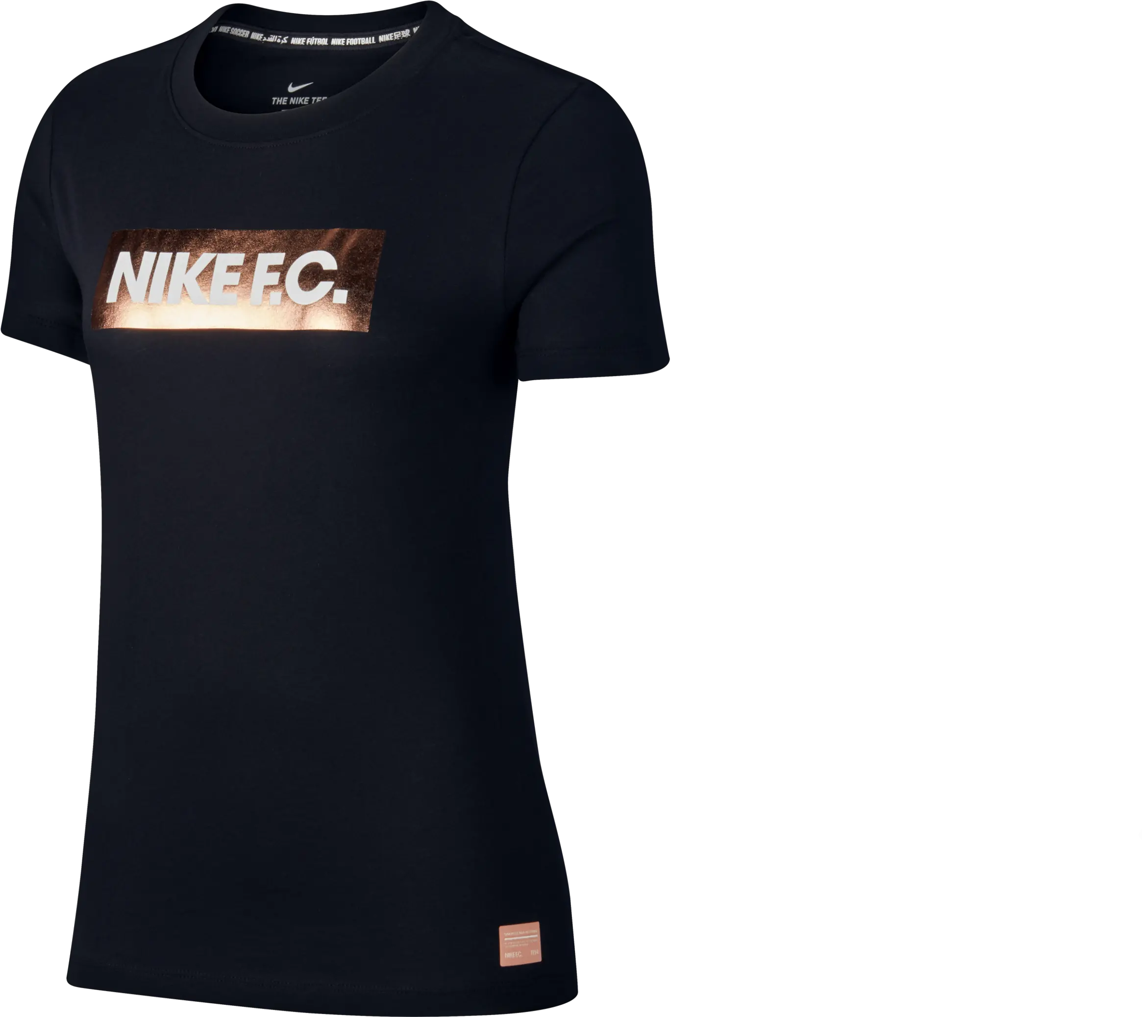  T Shirt Nike Fc Tee Block Logo Women Nike Fc Block T Shirt Womens Png Women Logo