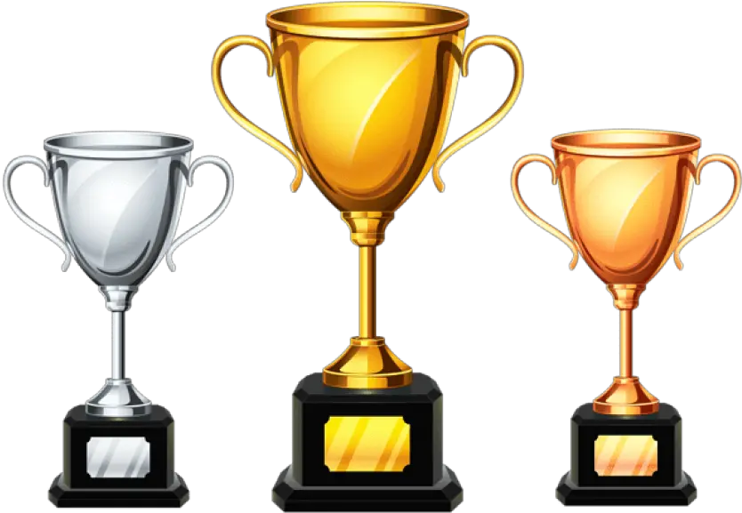  Cup Trophies Png Trophies Cartoon Trophy Clipart Png