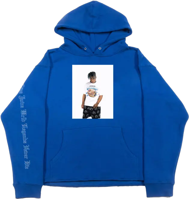  Cav Empt Blue Icon Hoodie Connectintl Revenge Hoodie Juice Wrld Png Cav Empt Icon Pullover