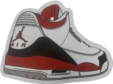  Air Jordan Sneaker Vinyl Sticker Air Jordan Vector Png Jordan Shoe Png