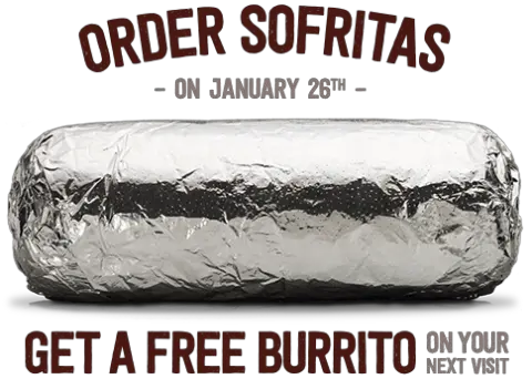  Transparent Png Image Foil Transparent Wrapped Burrito Chipotle Png