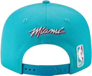  New Era Miami Heat Nba Authentics City Series 9fifty Snapback Cap Baseball Cap Png Miami Heat Logo Transparent