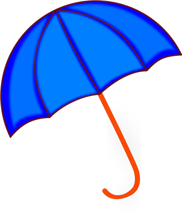  Umbrella Png Dibujo De Paraguas A Color Umbrella Clipart Png