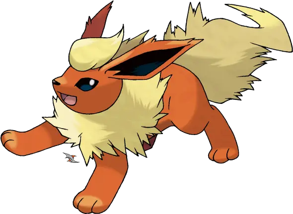  Icon Flareon Download Png Transparent Evoluciones De Eevee Flareon Flareon Png