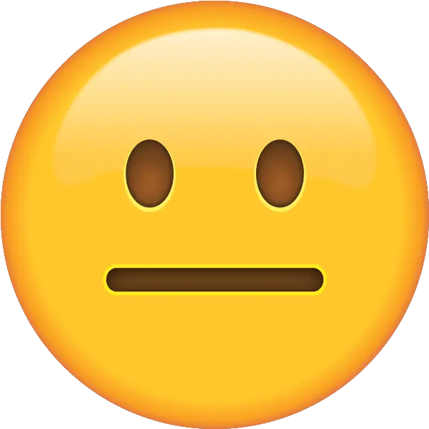  Download Neutral Face Emoji Neutral Face Emoji Png Shrug Emoji Png