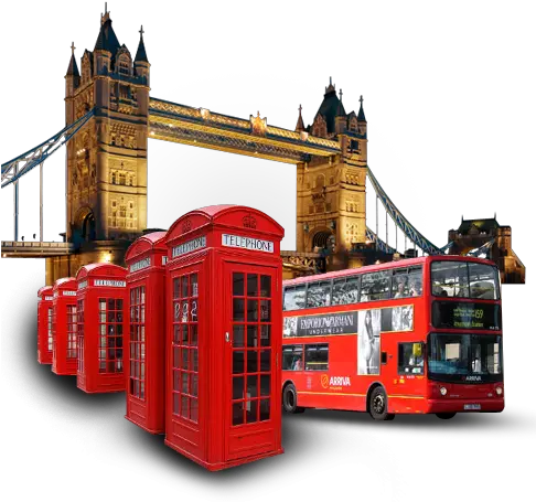  London Transparent Background Png Mart Tower Bridge Bus Transparent Background