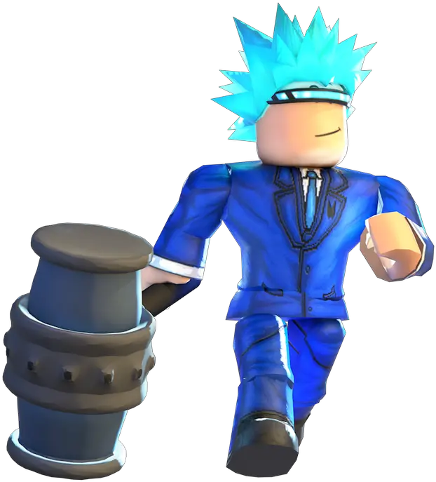  Ban Hammer Friend Character Renders Rendered Roblox Character Png Ban Hammer Png