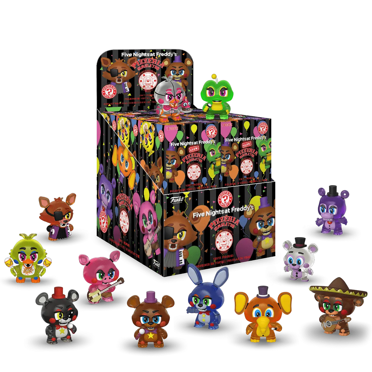  Five Nights Funko Mystery Minis Fnaf Png Five Nights At Freddys Png