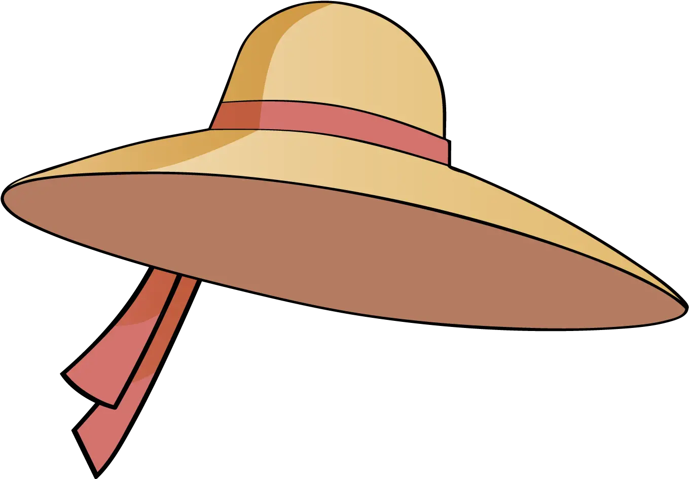  Hat Designer Computer File Cartoon Lady Hat Png Download Cartoon Sun Hat Transparent Sombrero Transparent