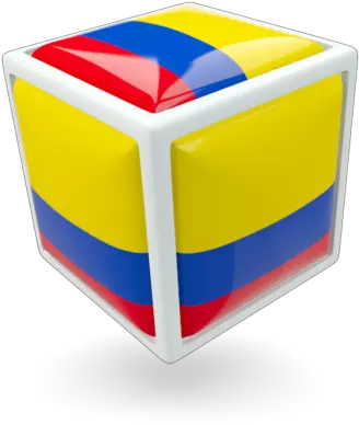  Cube Icon Illustration Of Flag Colombia Png