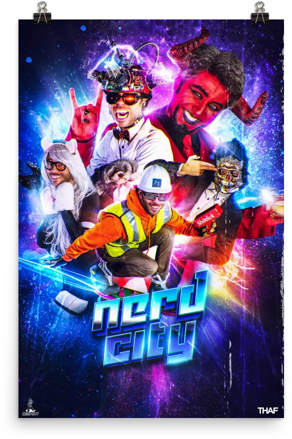  Nerd Png Nerd City Retro Scifi Poster Poster 3435753 Thafnine Posters Nerd Png