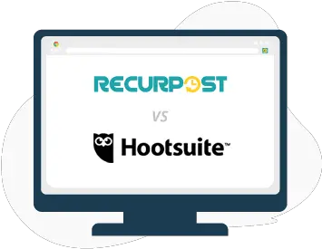  Comparing Why Recurpost Is The Best Social Media Scheduler Technology Applications Png Hootsuite Logo Png