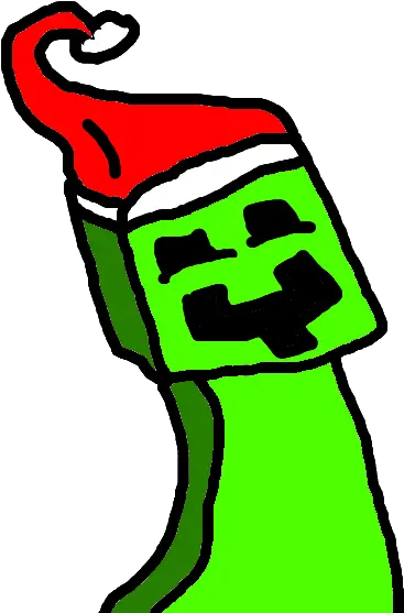  Minecraft Creeper Christmas Christmas Day Png Creeper Png