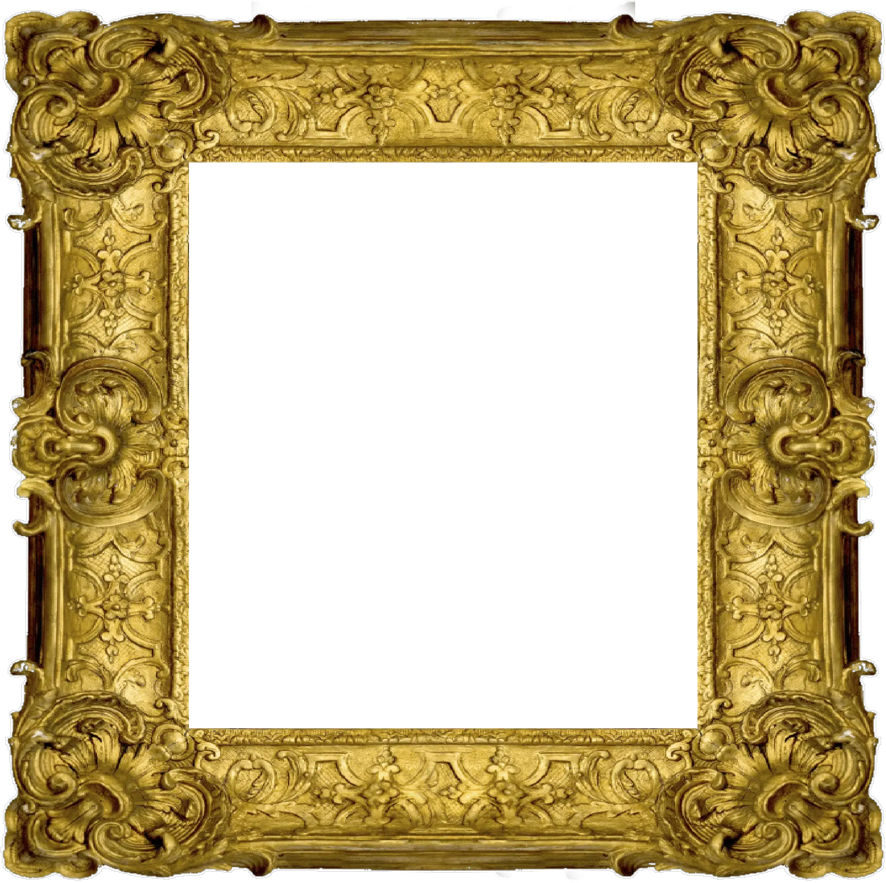  Square Gold Frame Png Picture Png Clipart Frame Cut Out Square Picture Frame Png