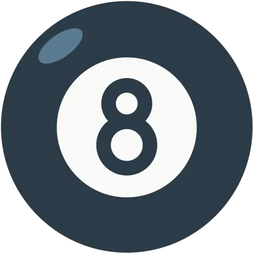  Pool 8 Ball Emoji Circle Png 8 Ball Png