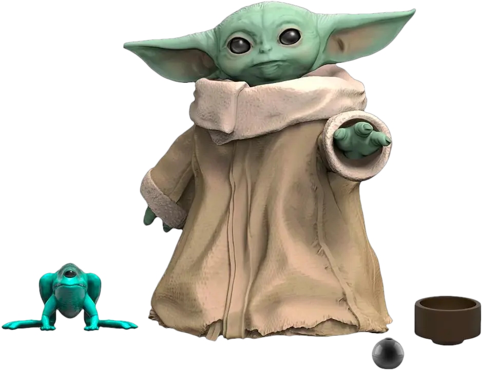  Star Wars The Mandalorian Child Baby Yoda 6u201d Scale Black Series The Child Png Yoda Png