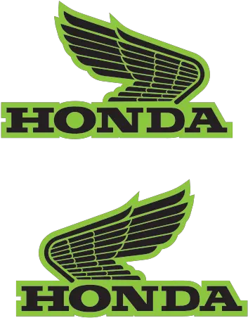  Printed Vinyl Pair Of Honda Wings Logo Honda Logo Png Wings Logo