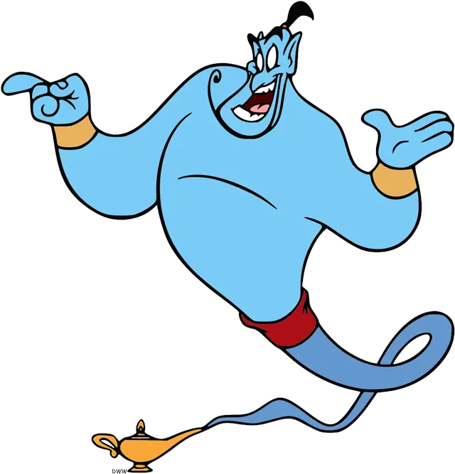  Back To Aladdin Clip Art Menu Cartoon Genie In A Bottle Genie In A Bottle Png Genie Png