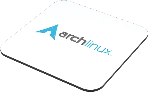  Arch Linux Coaster Just Stickers General Supply Png Arch Linux Logo