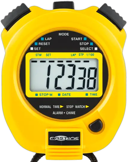  Fastime 2 Yellow Fastime Stopwatch Yellow Png Stop Watch Png