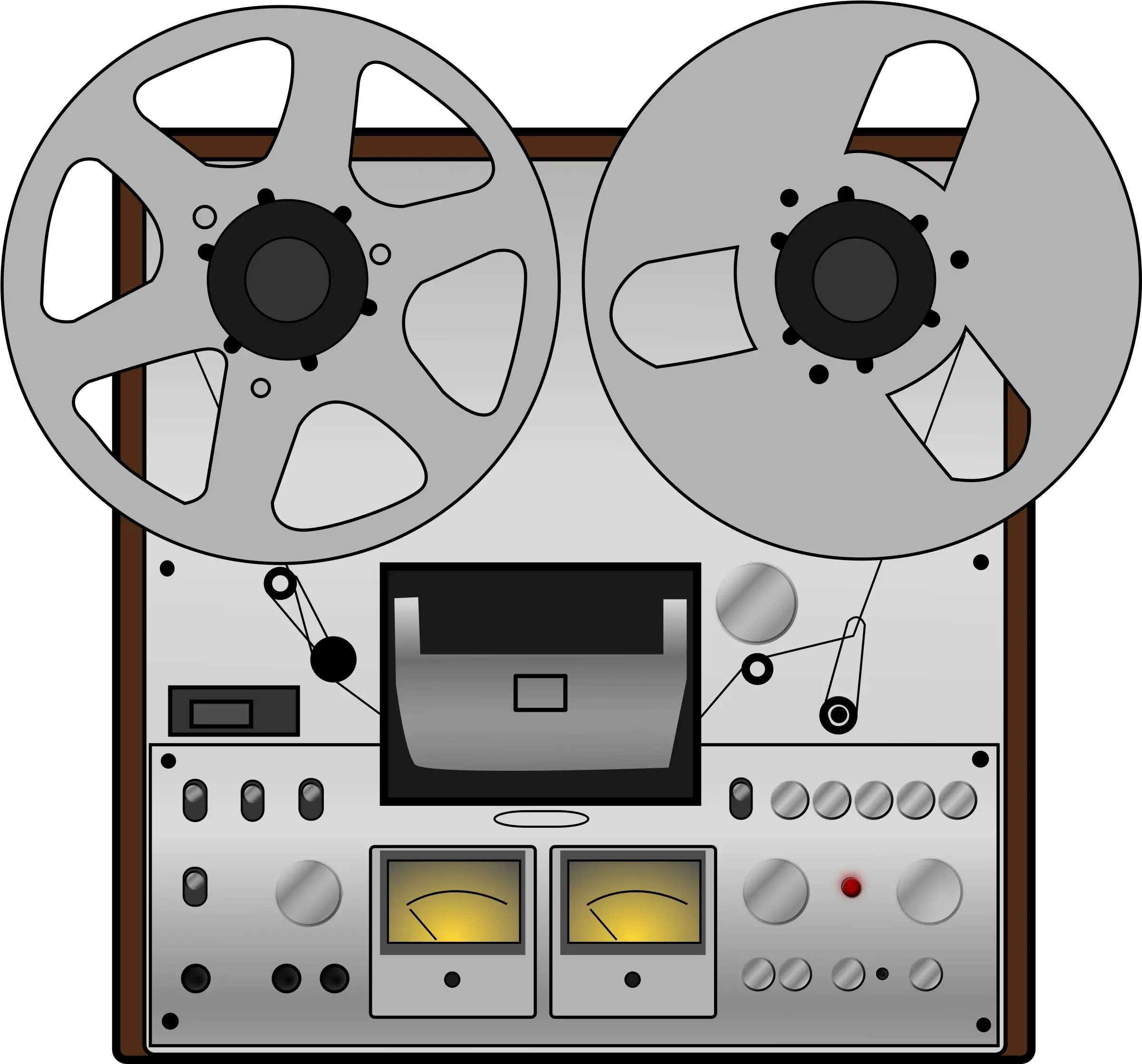  Reel Tape Recorder Png Image Reel To Reel Clipart Recorder Transparent Background