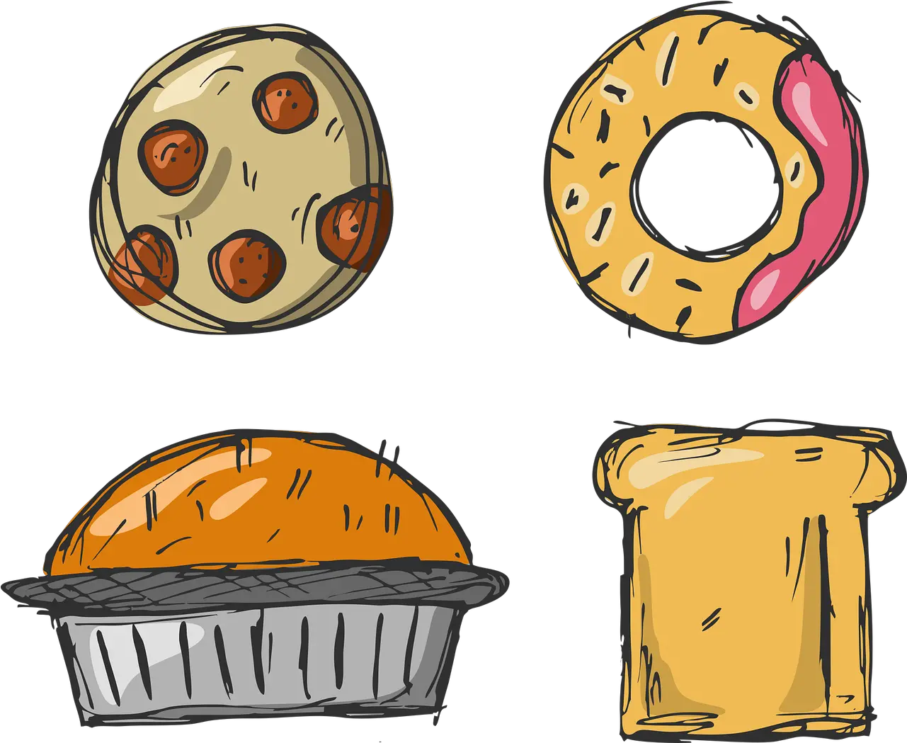  Download Free Cake Bun Png Image High Quality Icon Favicon Bakery Cartoon