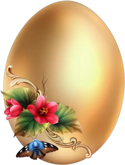  Golden Egg Tube Paques Png Egg Png