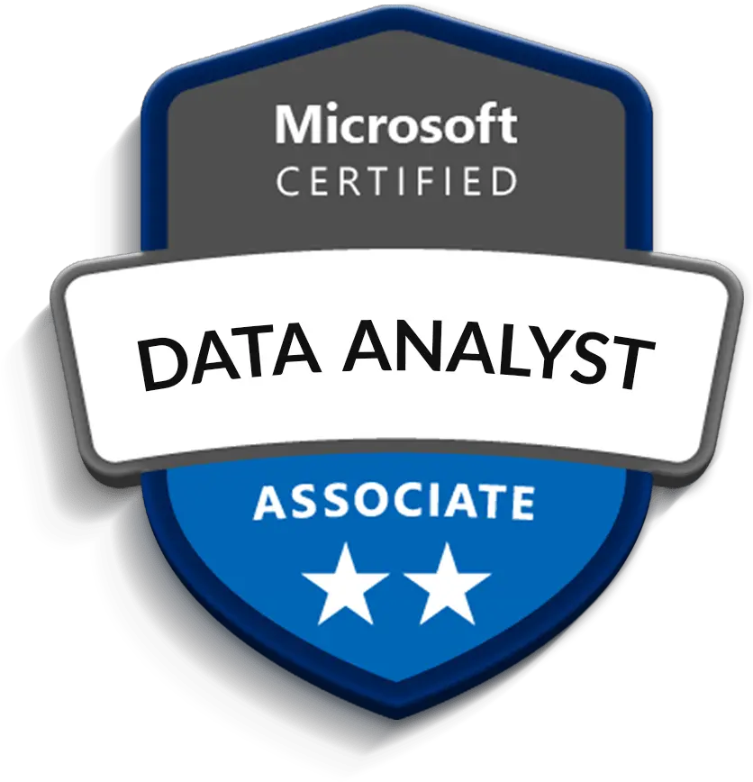  Microsoft Data Analyst Associate Da 100 Certification Microsoft Hyperlapse Png Cks Icon