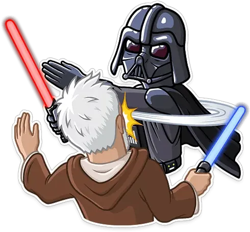  Darth Vader Telegram Sticker Sticker Star Wars Png Telegram Png