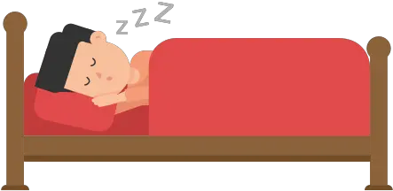  Sleep Vector Png Free Sleeping Man Animation Gif Bed Clipart Png