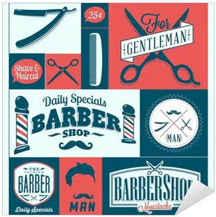  Barber Shop Logo Graphics And Icons Sticker U2022 Pixers We Live To Change Graphics Png Barber Shop Logo