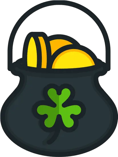  Irish Pot With Money Canva Png Pot Of Gold Icon