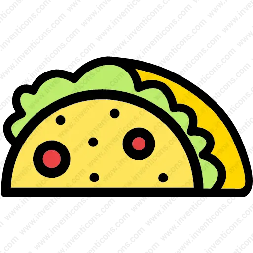  Download Tacos Vector Icon Inventicons Png Burrito