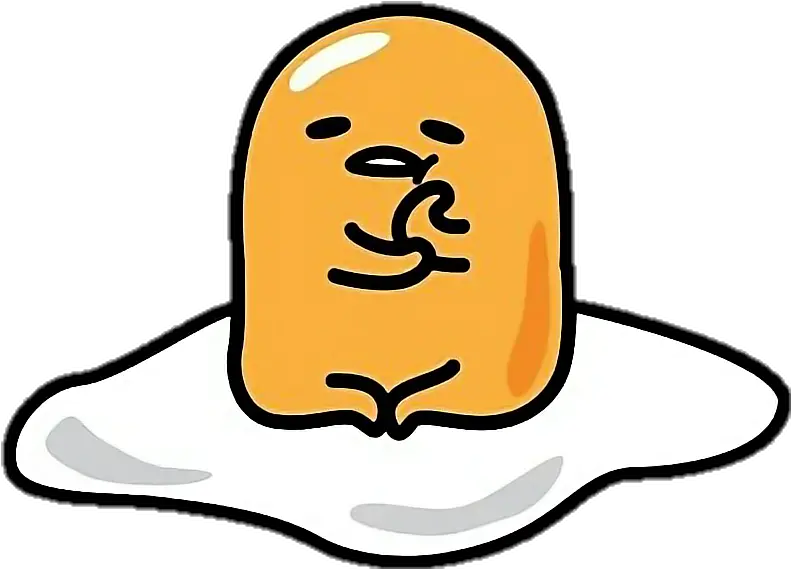  Graphic Free Download Sticker Cute Egg Gudetama Transparent Png Gudetama Png