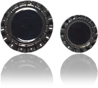  Black Design Button Circle Png Black Button Png