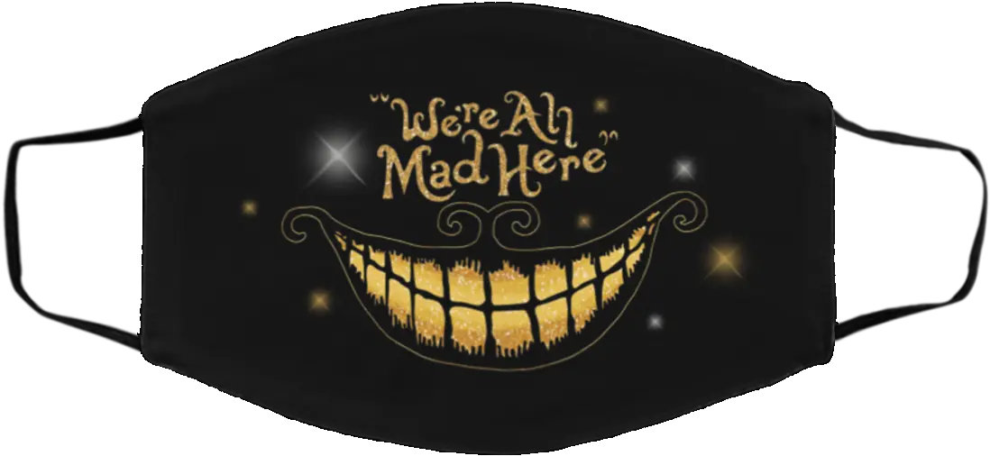  Alice In Wonderland Cheshire Cat Mask Face Mask Polaris Png Cheshire Cat Smile Png