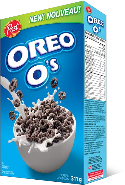  Download Box Of Oreo Ou0027s Post Oreo Ou0027s Canada Full Size Oreo Cereal Post 311g Png Oreo Png