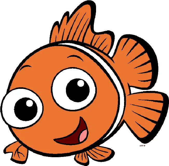  Library Awesome Nemo Characters Nemo Drawing Png Nemo Png