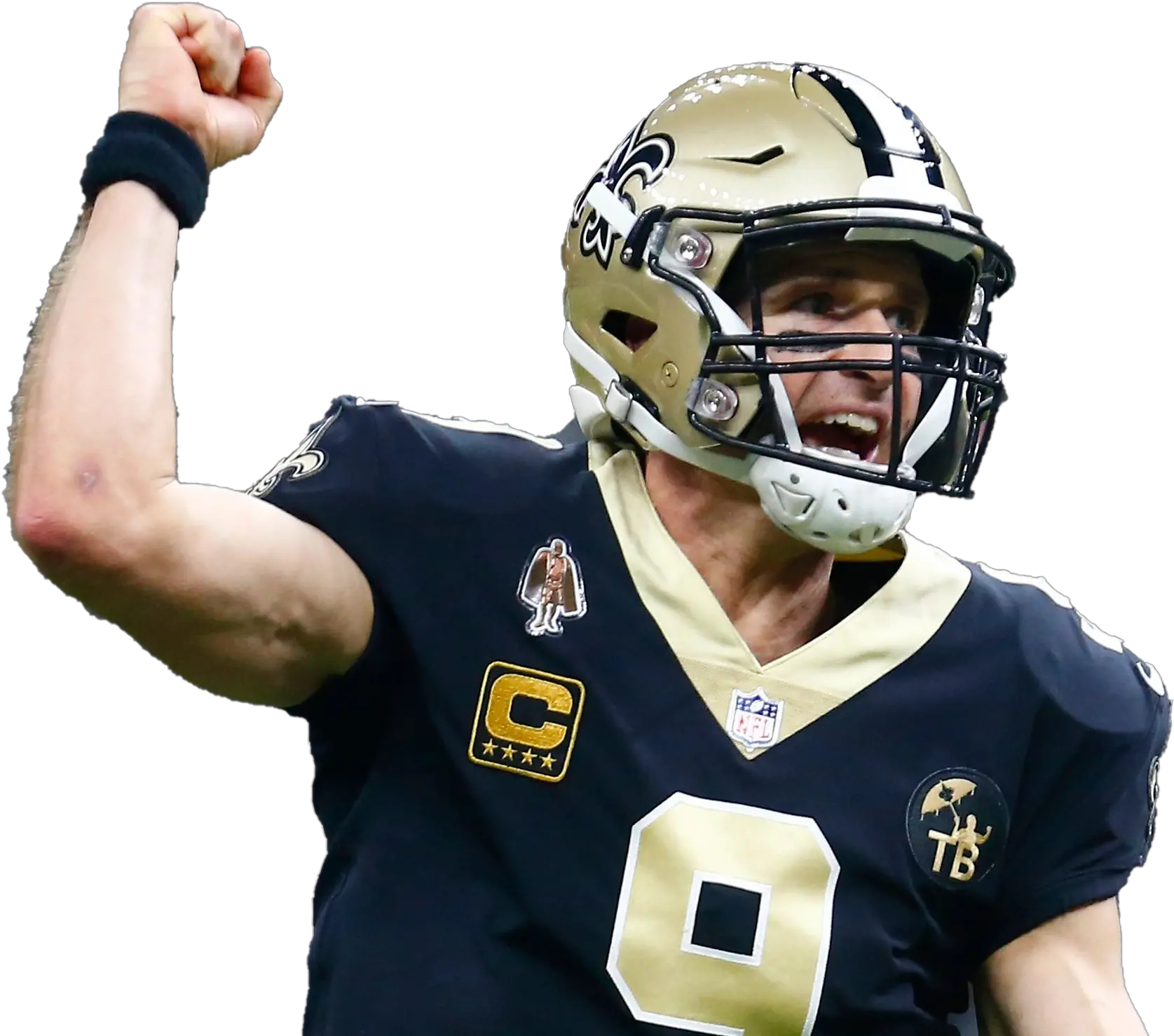  Drew Brees Transparent Image Revolution Helmets Png Drew Brees Png