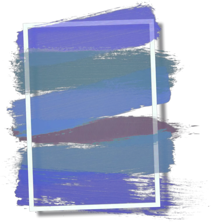  Download Sticker Rectangle Frame Background Blue Paint Png Rectangle Frame Png