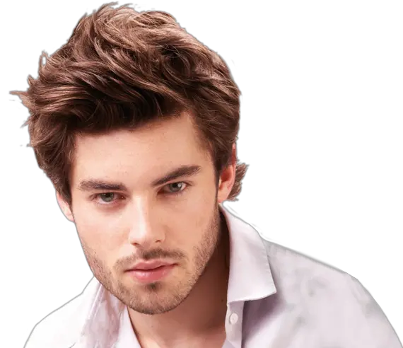  Download Unisex Salon Model Png Men Real Hairs Png Male Model Png