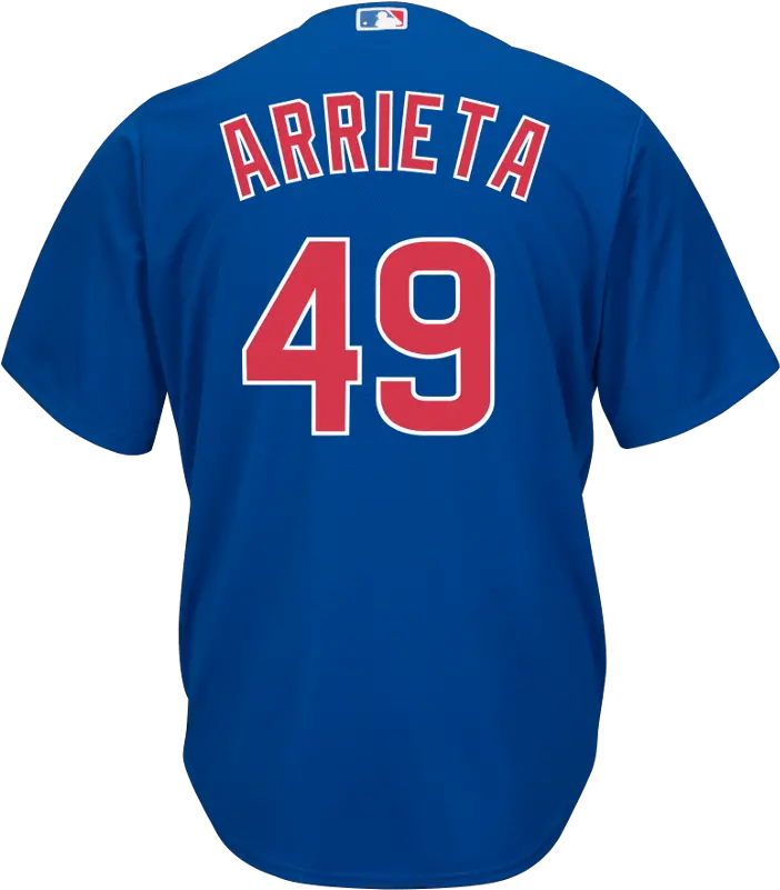  Chicago Cubs Arrieta Jersey Transparent Png Stickpng Cleveland Indians Shirt Transparent Background