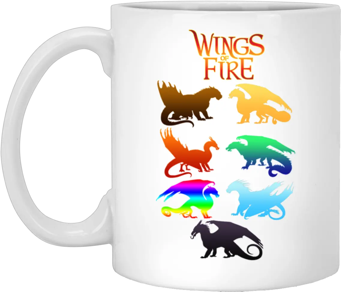  Wings Of Fire Tribes 11 Oz White Mug Wings Of Fire Png Wings Of Fire Logo