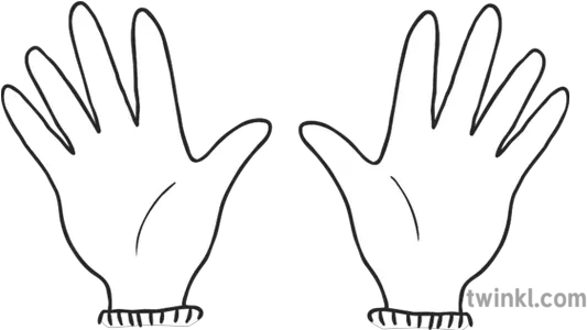  Ks1 Two Hands Up Black And White Illustration Twinkl Two Hands Up Drawing Png Hands Up Png