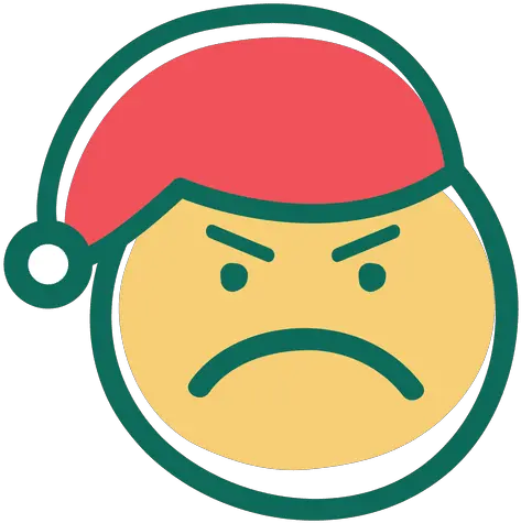  Angry Santa Claus Hat Face Emoticon 33 Transparent Png Angry Emotion Cartoon Png Mad Emoji Transparent